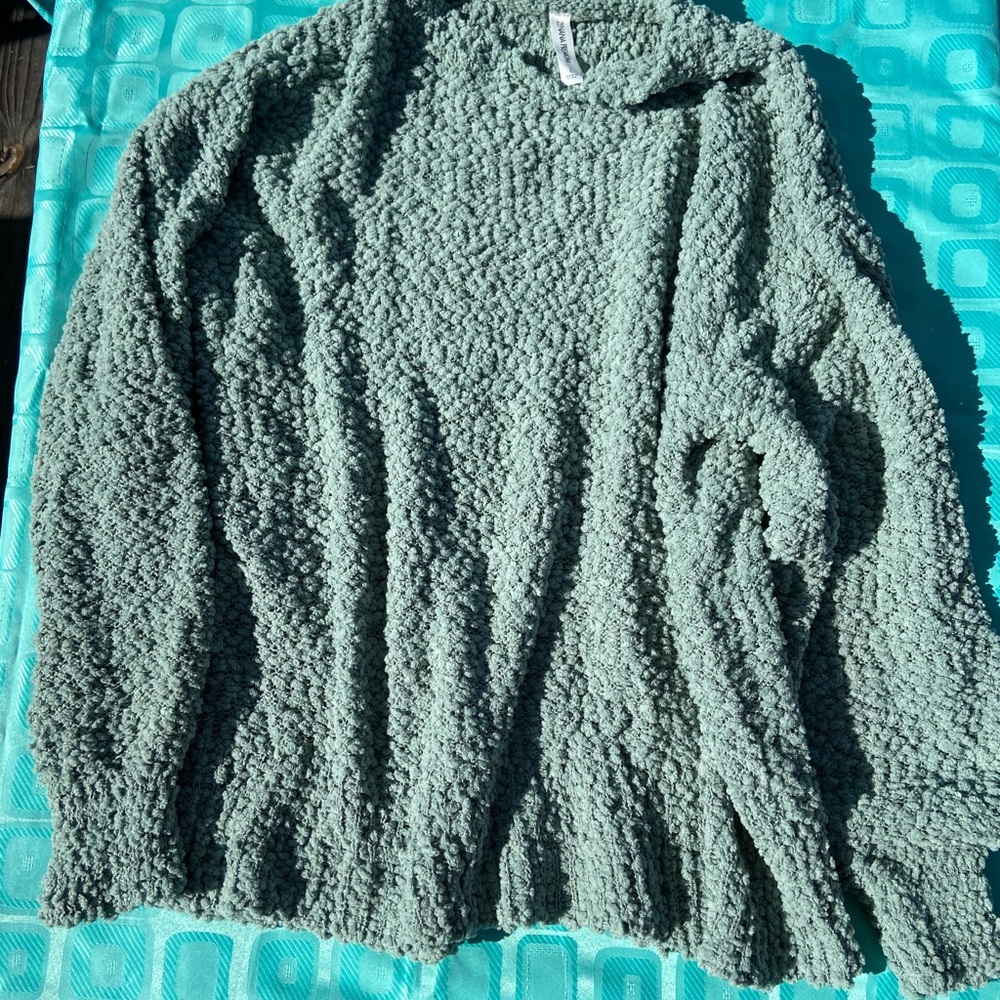 Zenana Premium Popcorn Sweater